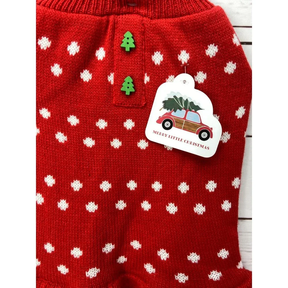 CSCHome Dogs Sweater Pullover Knitwear Christmas Holiday Pet Outfits Washable Do